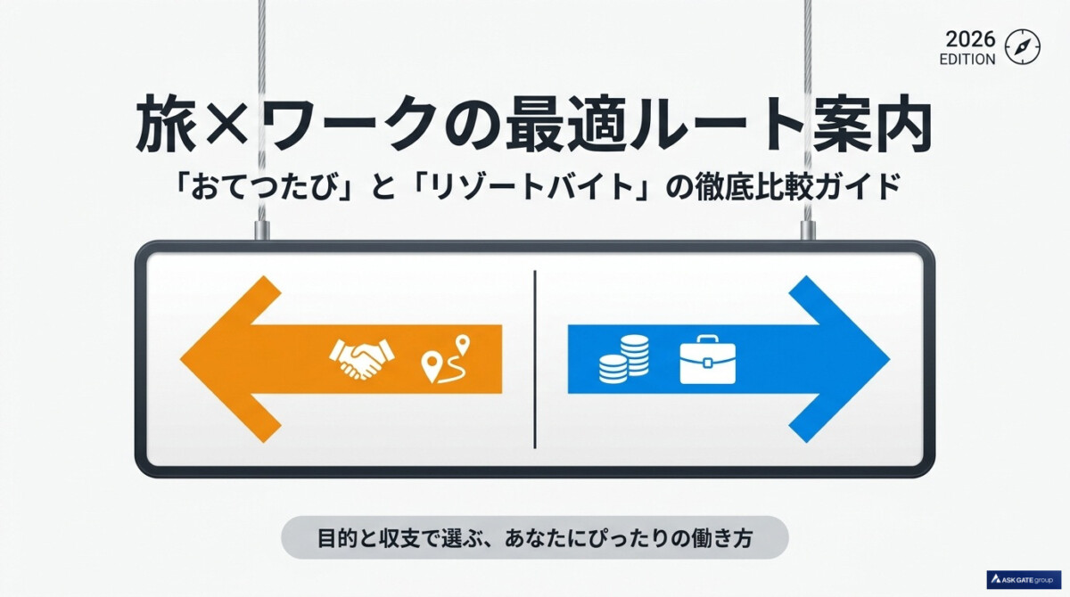 おてつたび リゾートバイト 違い