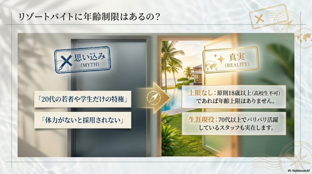 リゾートバイトに年齢制限はあるの?