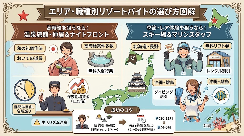 北海道から沖縄まで!重要共起語で読み解くエリア・職種別の選び方