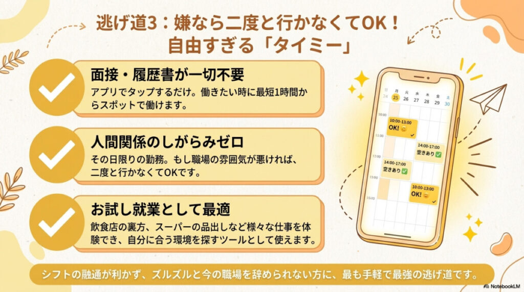 辛い調理補助からの「3つの逃げ道」!あなたに合ったおすすめの働き方・転職先