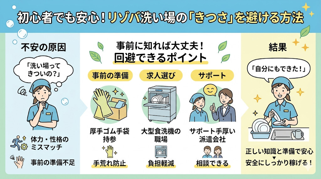 事前に実態を知れば「きつさ」は確実に回避できるをわかりやすく図解