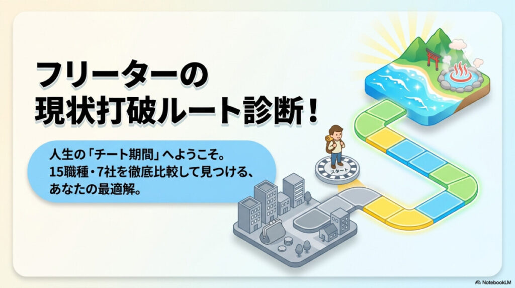 フリーターの現状打破ルート診断!