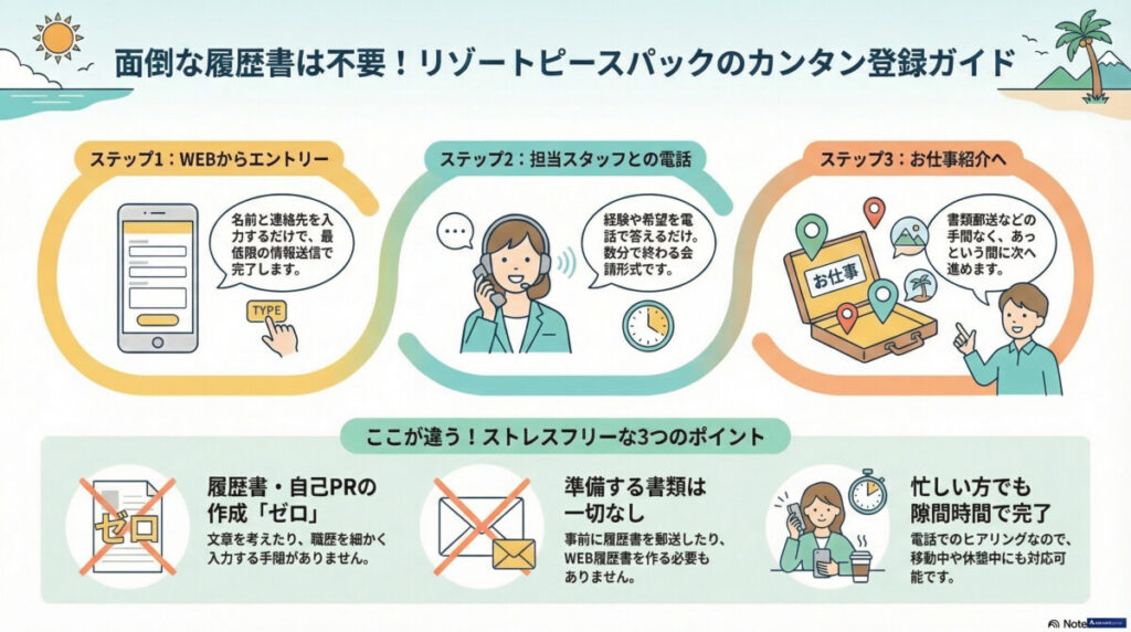 面倒な書類準備は一切なし!電話での簡単な質問で完了