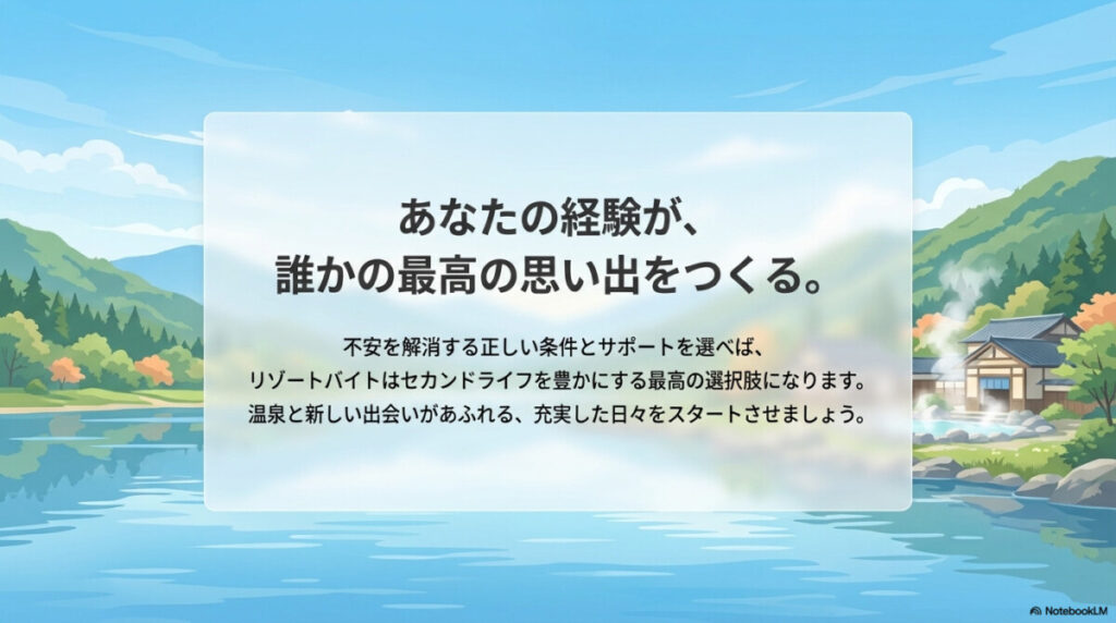 シニアが無理なく稼げるリゾートバイト!おすすめ職種5選と厳選派遣会社のまとめ