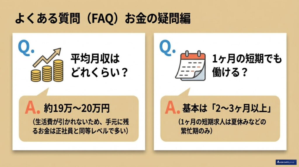 沖縄リゾートバイトに関するよくある質問（FAQ）