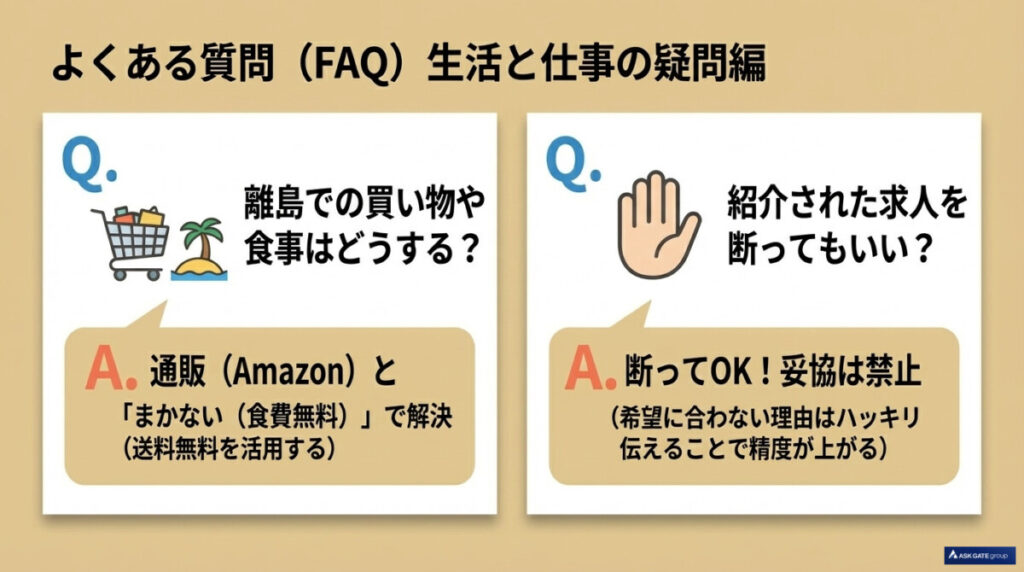 沖縄リゾートバイトに関するよくある質問（FAQ）
