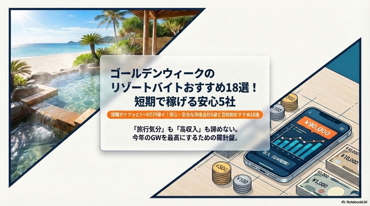 リゾートバイト ゴールデンウィーク おすすめ