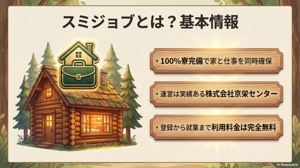 スミジョブとは?100%寮完備・住み込み特化の基本情報
