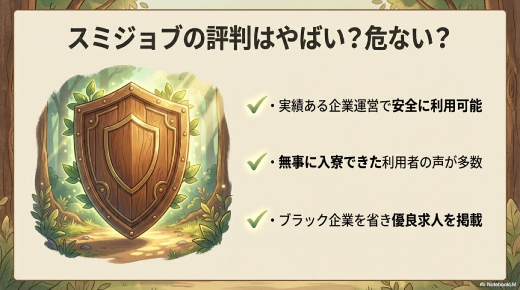 スミジョブの評判はやばい?危ない?気になる噂への直接的な回答と安全性