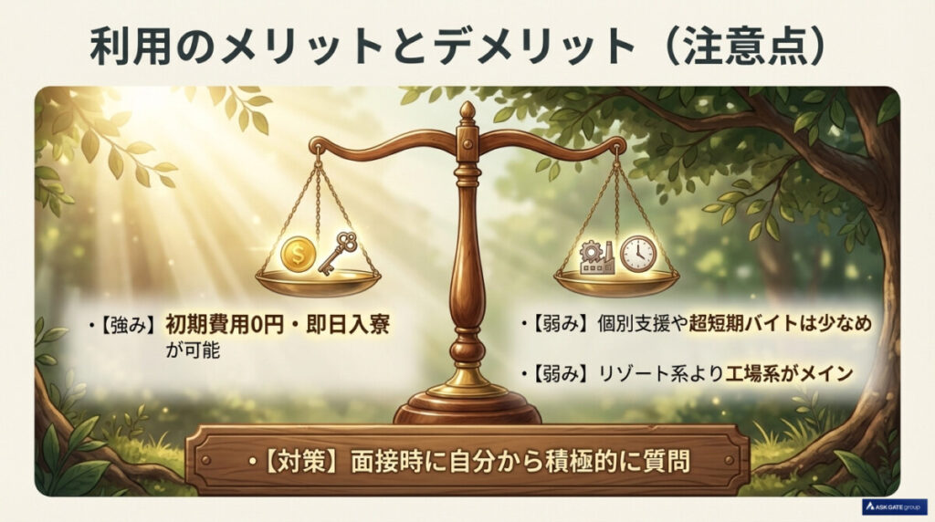 スミジョブの評判からわかる利用のメリットとデメリット(注意点)