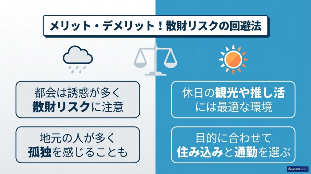 4. 大阪でリゾートバイトをするメリット・デメリット!空求人と散財リスクの回避法とは?