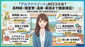 アルファリゾートの口コミは最悪？高時給や個室寮の裏側を徹底解説